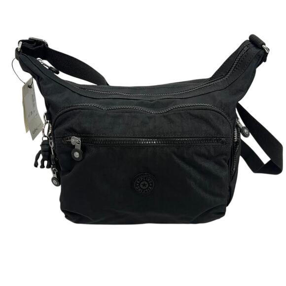 NWT! Kipling Gabbie Crossbody Bag Black Noir - Picture 1 of 7
